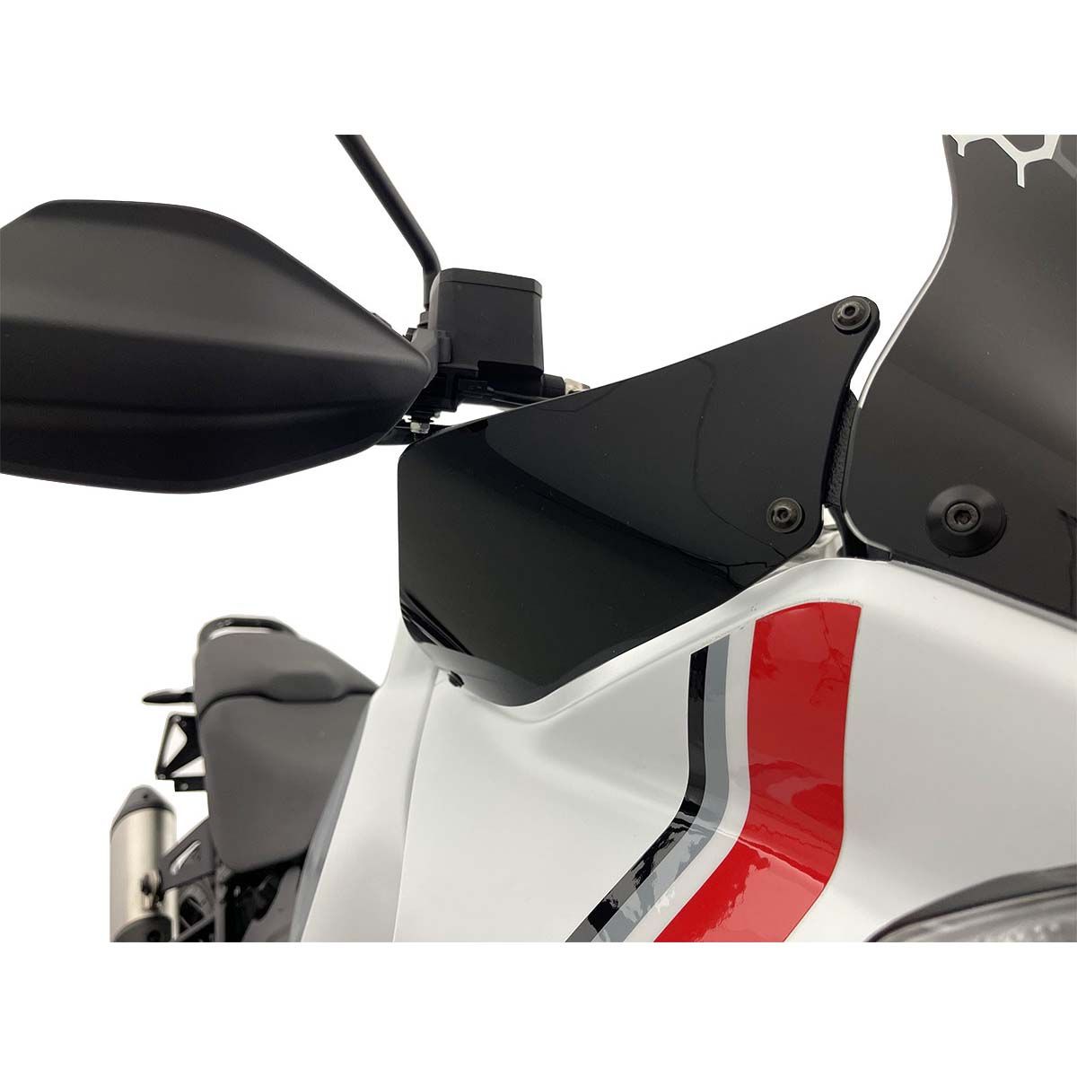 ΖΕΛΑΤΙΝΑ WRS Ducati Desert X 22-23 PAIR SIDE DEFLECTORS ΜΑΥΡΟ