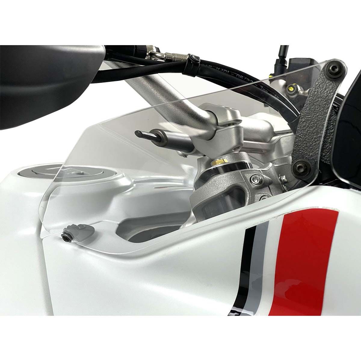 ΖΕΛΑΤΙΝΑ WRS Ducati Desert X 22-23 PAIR SIDE DEFLECTORS ΔΙΑΦΑΝΟ