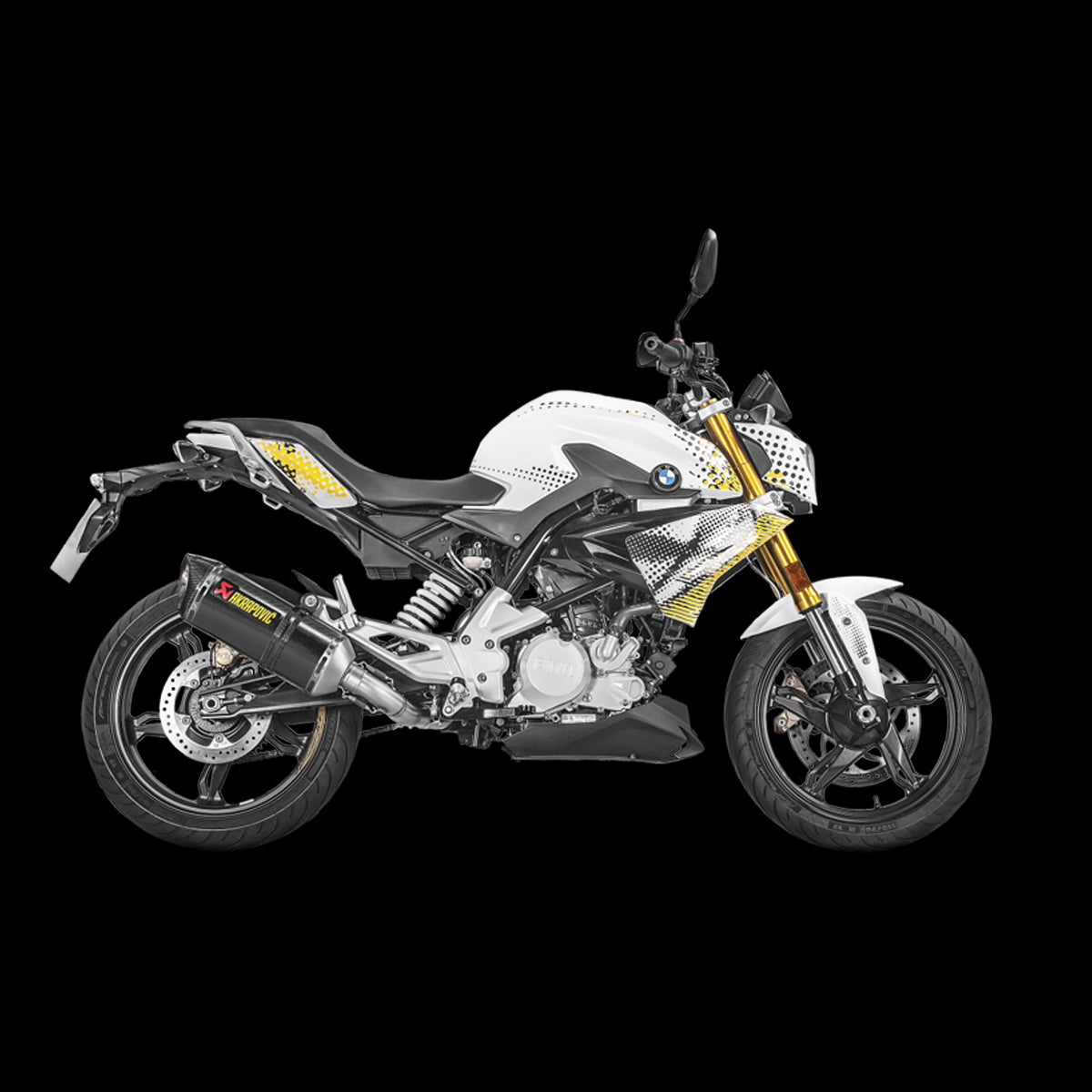 AKRAPOVIC ΕΞΑΤΜΙΣΗ G 310 R / G 310 GS 17-24 RACING CARBON