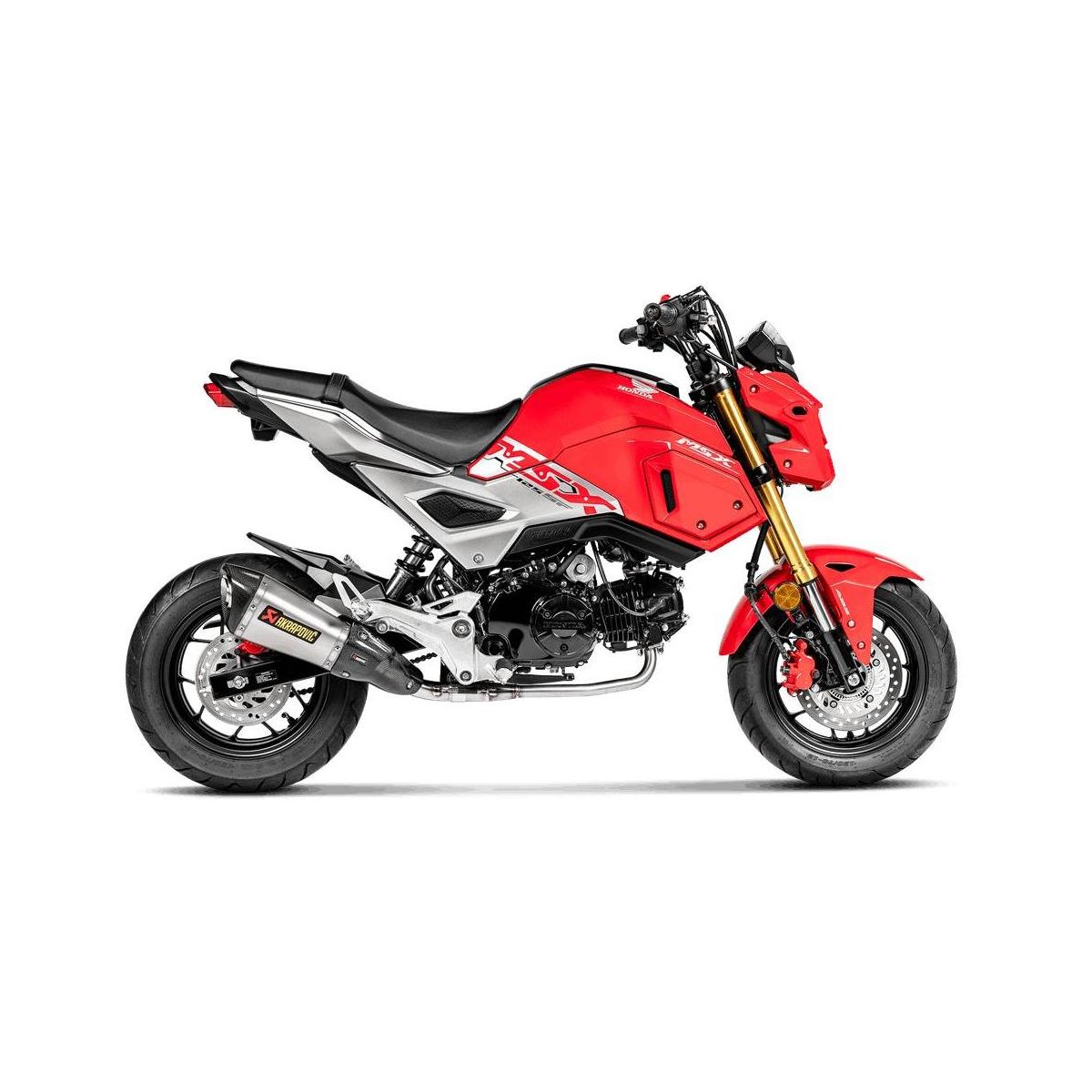 AKRAPOVIC ΕΞΑΤΜΙΣΗ HONDA MSX 125 / Grom 125 16-20 RACING OPEN