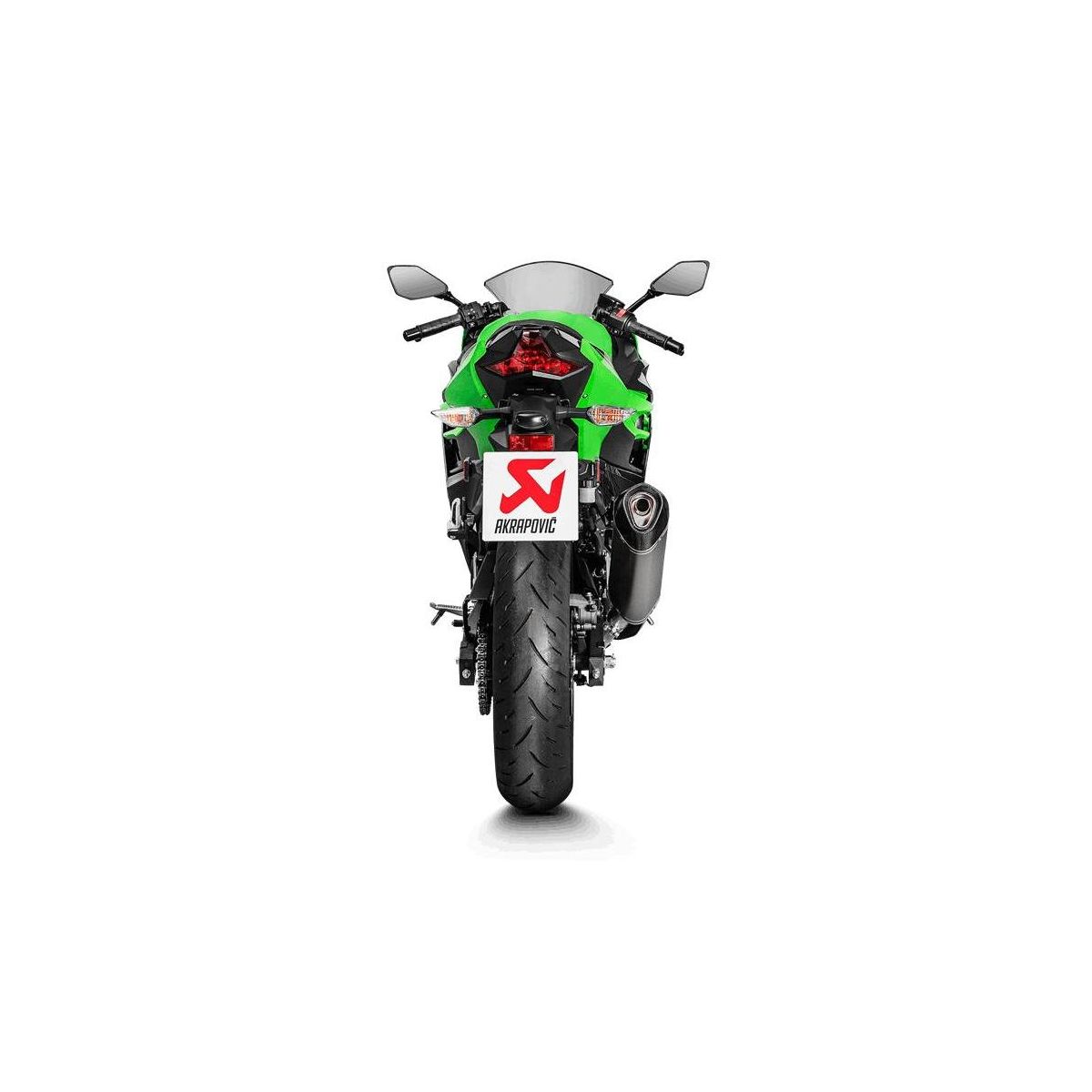 AKRAPOVIC ΕΞΑΤΜΙΣΗ KAWASAKI Ninja 250 18-19 / Ninja 400 18-20 / Z 400 19-20