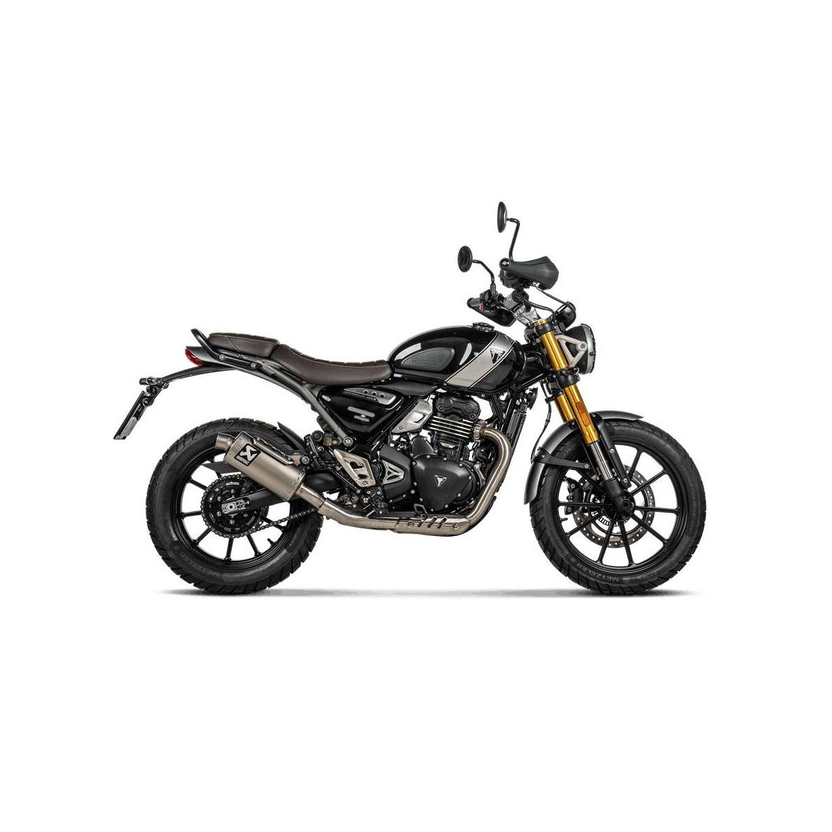 AKRAPOVIC ΕΞΑΤΜΙΣΗ TRIUMPH Scrambler 400 X / Speed 400 23-24 OPEN
