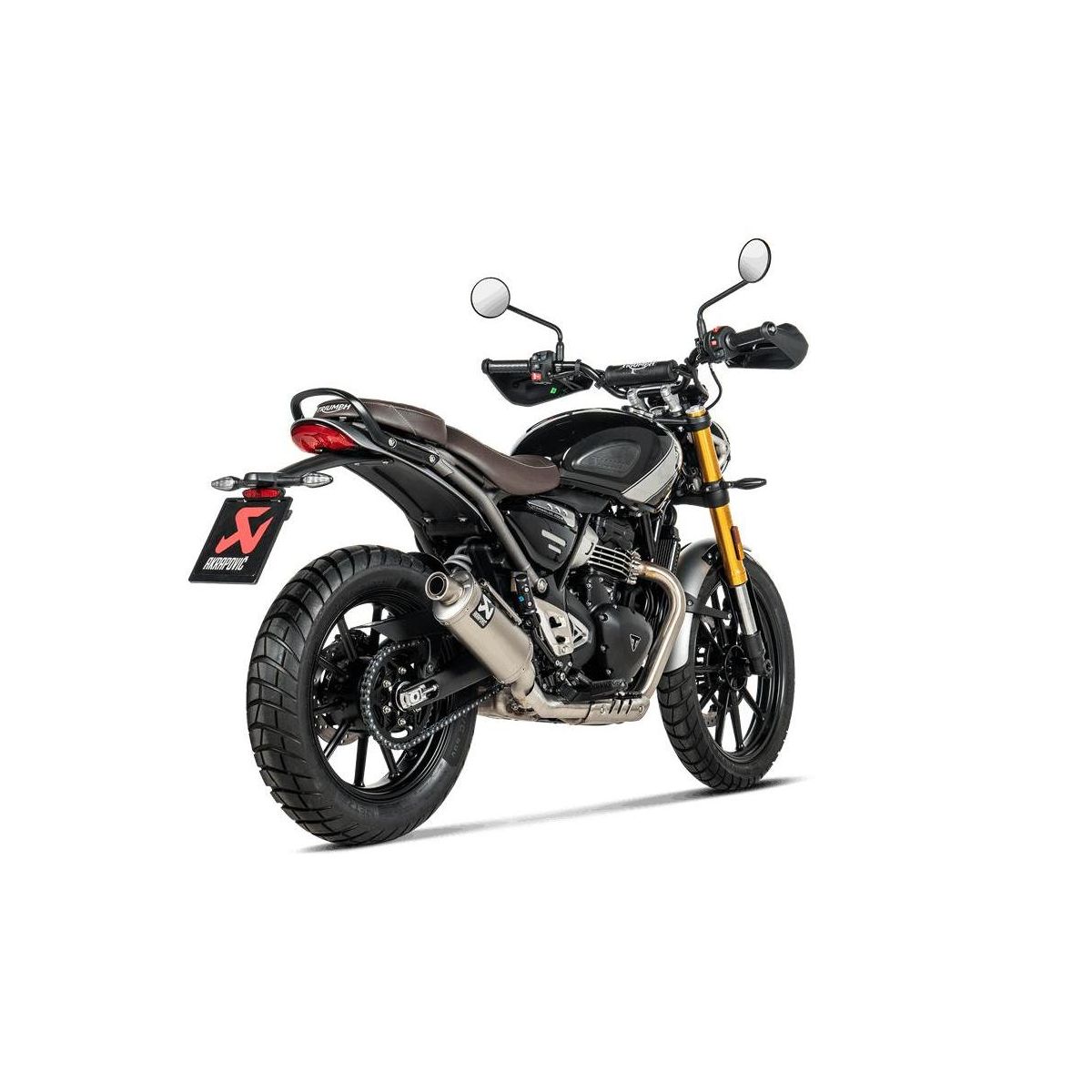 AKRAPOVIC ΕΞΑΤΜΙΣΗ TRIUMPH Scrambler 400 X / Speed 400 23-24 OPEN