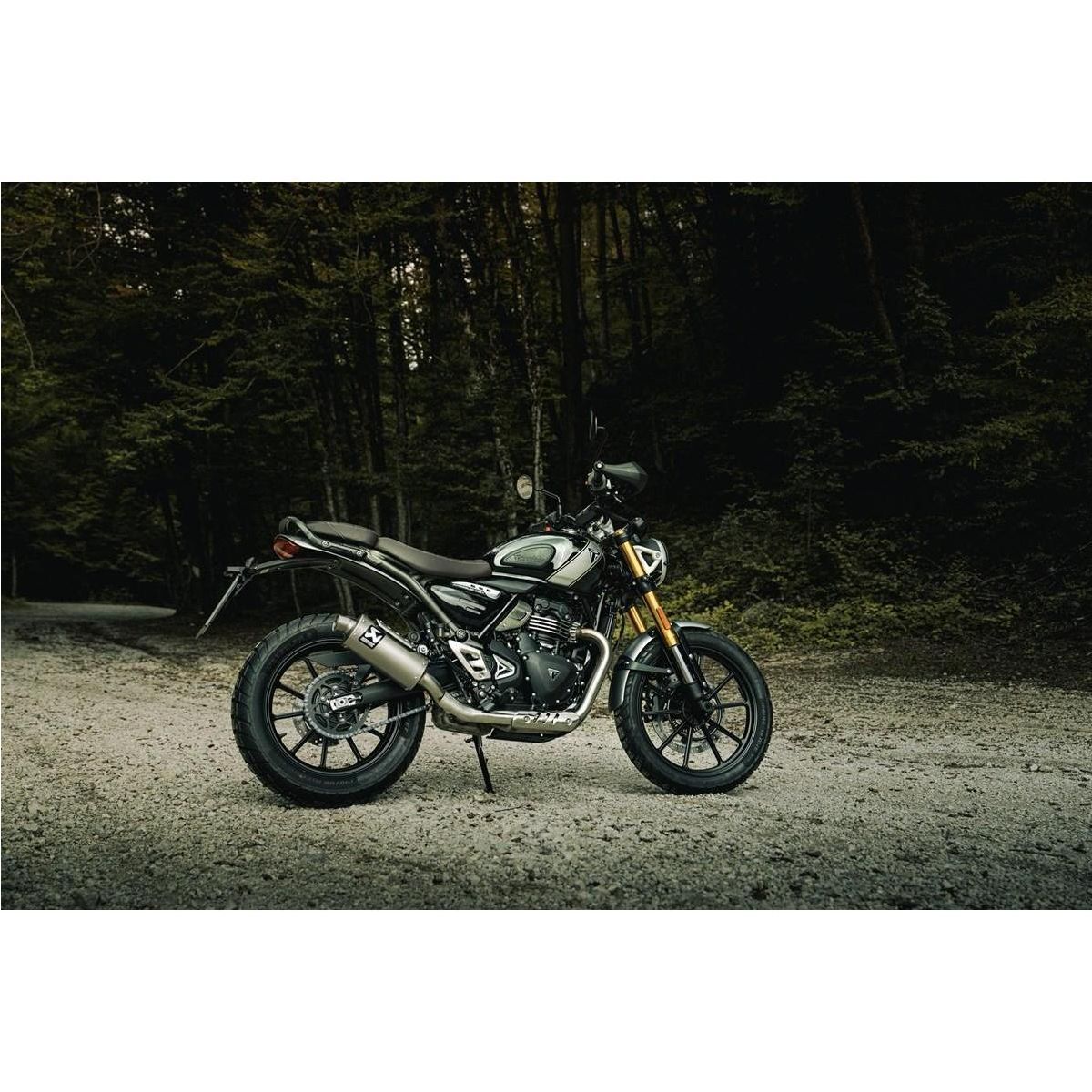 AKRAPOVIC ΕΞΑΤΜΙΣΗ TRIUMPH Scrambler 400 X / Speed 400 23-24 OPEN