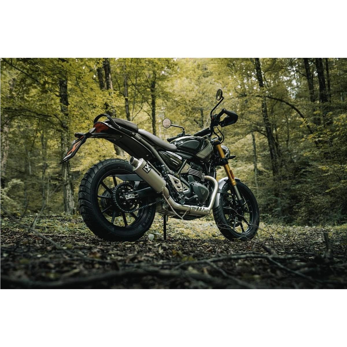 AKRAPOVIC ΕΞΑΤΜΙΣΗ TRIUMPH Scrambler 400 X / Speed 400 23-24 OPEN