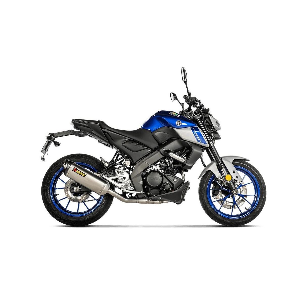 AKRAPOVIC ΕΞΑΤΜΙΣΗ YAMAHA YZF 125R 21-25 / ΜΤ-125 21-25 / YZF R25 21-25 RACING STREET LEGAL