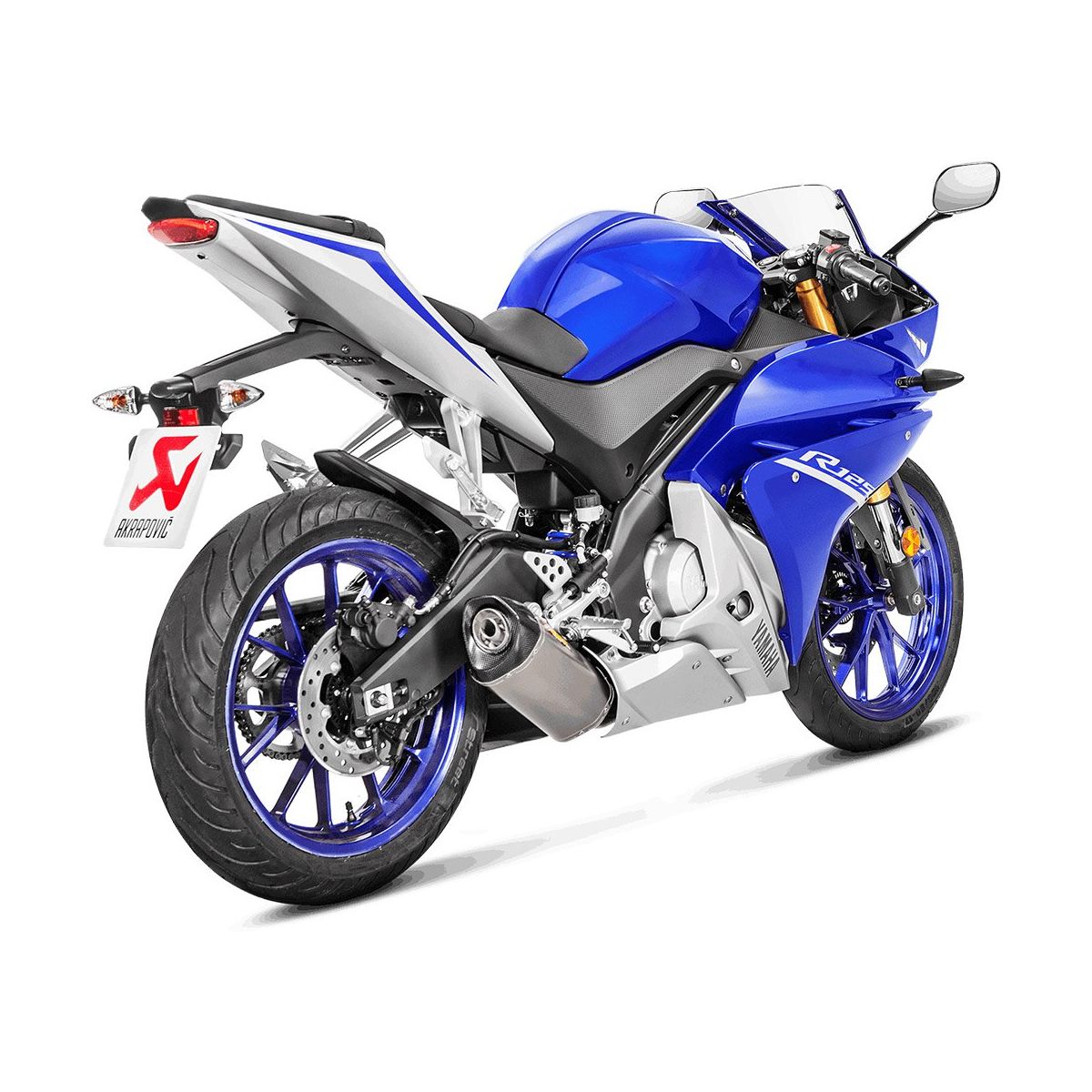 AKRAPOVIC ΕΞΑΤΜΙΣΗ YAMAHA ΥΖF 125 R 14-18 / ΜΤ-125 14-20 RACING STREET LEGAL