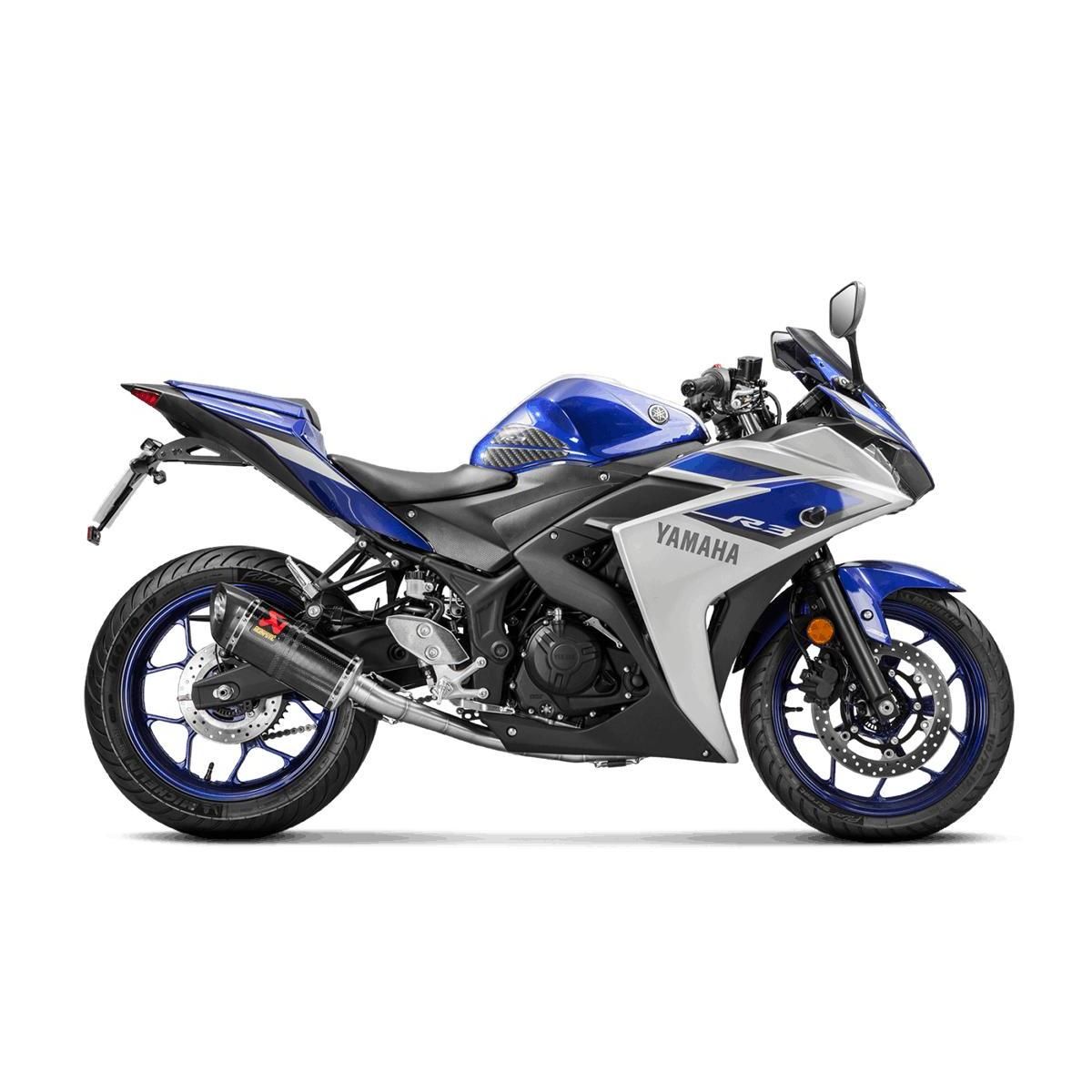 AKRAPOVIC ΕΞΑΤΜΙΣΗ YAMAHA MT-03 16-24 / YZF R3 15-24 / YZF R25 14-24 RACING OPEN
