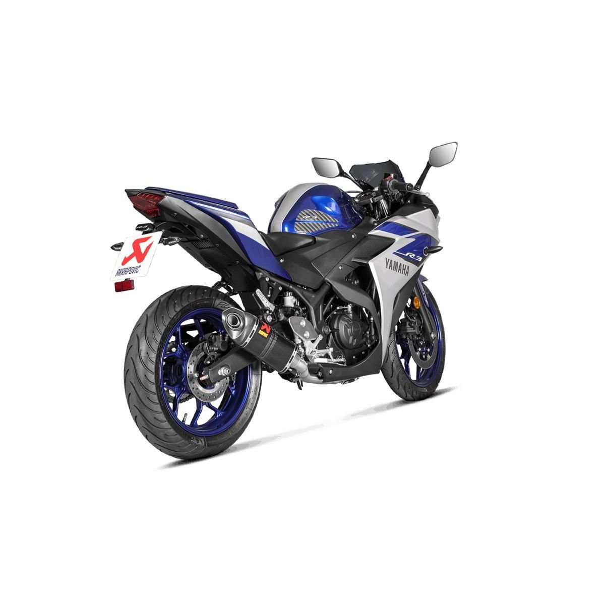 AKRAPOVIC ΕΞΑΤΜΙΣΗ YAMAHA MT-03 16-24 / YZF R3 15-24 / YZF R25 14-24 RACING OPEN