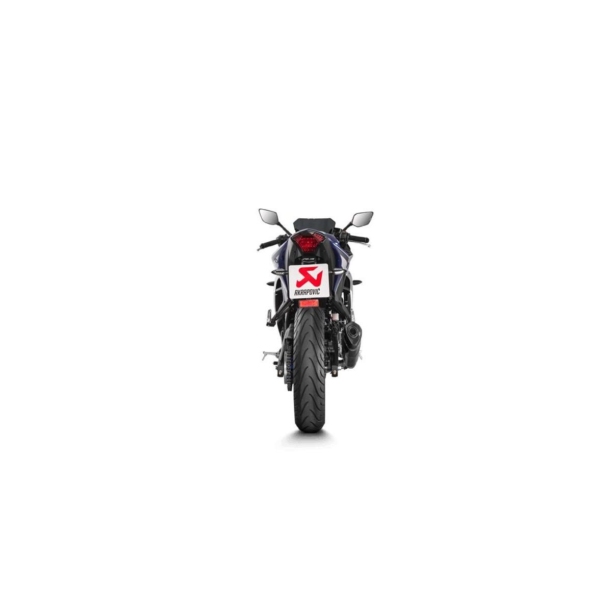 AKRAPOVIC ΕΞΑΤΜΙΣΗ YAMAHA MT-03 16-24 / YZF R3 15-24 / YZF R25 14-24 RACING OPEN