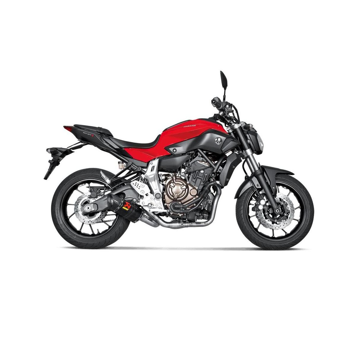 AKRAPOVIC ΕΞΑΤΜΙΣΗ YAMAHA MT-07 14-24 / FZ-07 14-24 / Tracer 700 GT 16-24 / XSR 700 16-24 OPEN