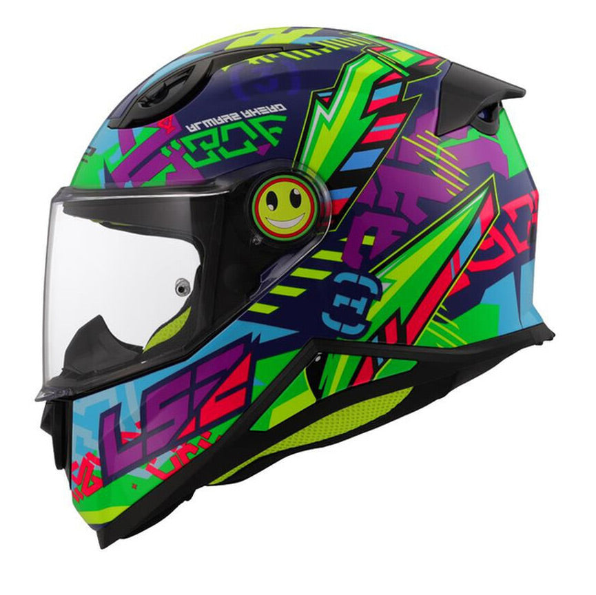 LS2 FF812 KID SVENT ΠΑΙΔΙΚΟ ΚΡΑΝΟΣ ΜΗΧΑΝΗΣ FULL FACE RAINBOW