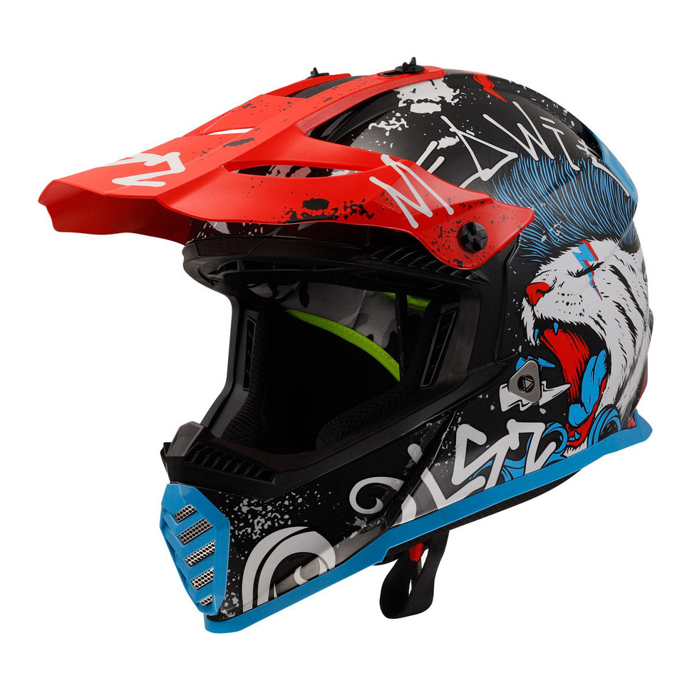 LS2 MX437J FAST EVO II MINI STARMAW ΚΡΑΝΟΣ ΠΑΙΔΙΚΟ ENDURO BLACK