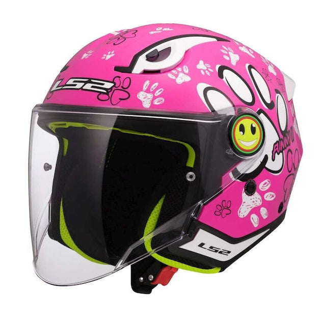 LS2 OF622 FUNNY II PAWS ΠΑΙΔΙΚΟ ΚΡΑΝΟΣ JET PINK WHITE
