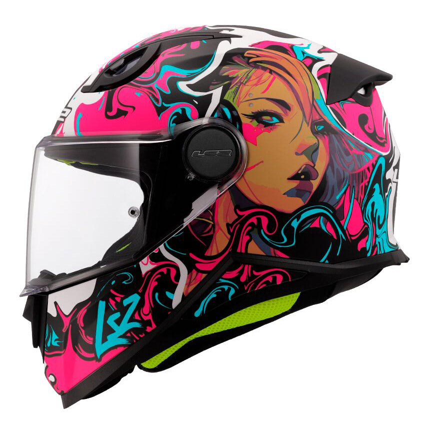 LS2 FF812 KID CYBERG ΠΑΙΔΙΚΟ ΚΡΑΝΟΣ ΜΗΧΑΝΗΣ FULL FACE PINK BLACK