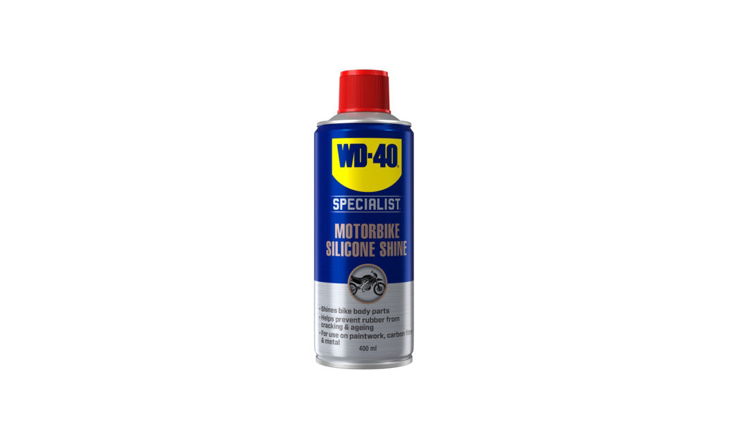ΓΥΑΛΙΣΤΙΚΟ ΣΙΛΙΚΟΝΗΣ WD-40 SPECIALIST MOTORBIKE SILICONE SHINE 400ML