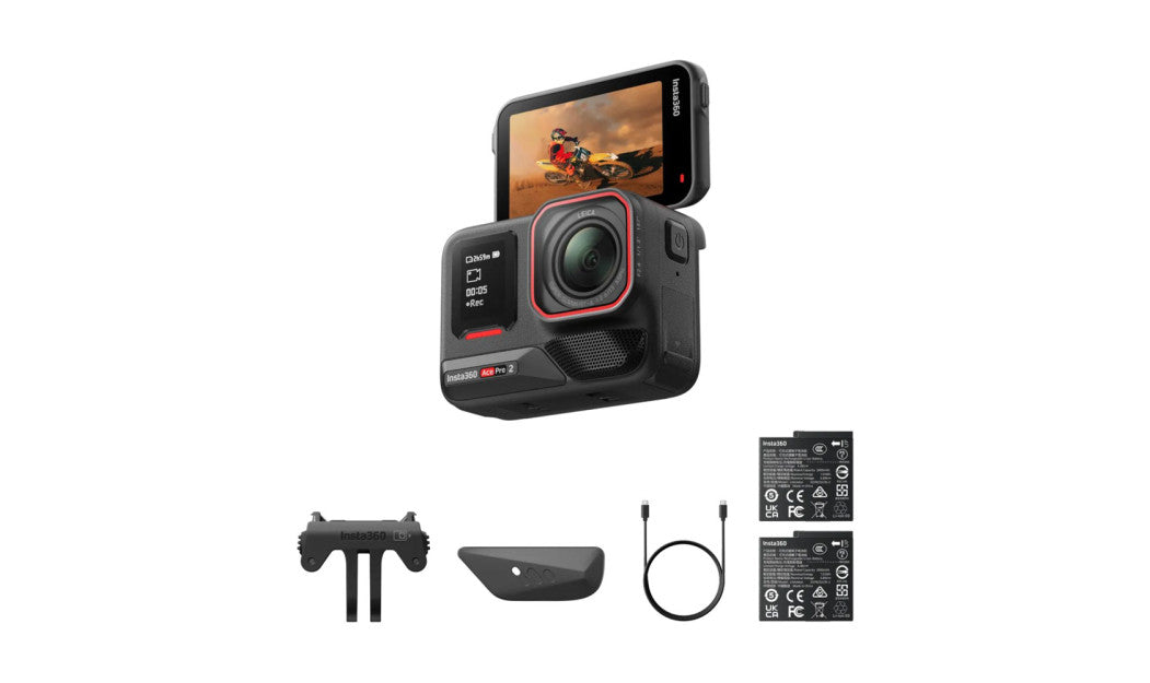 INSTA360 ACE PRO 2 ACTION CAMERA 8K DUAL AI CHIP (DUAL BATTERY)
