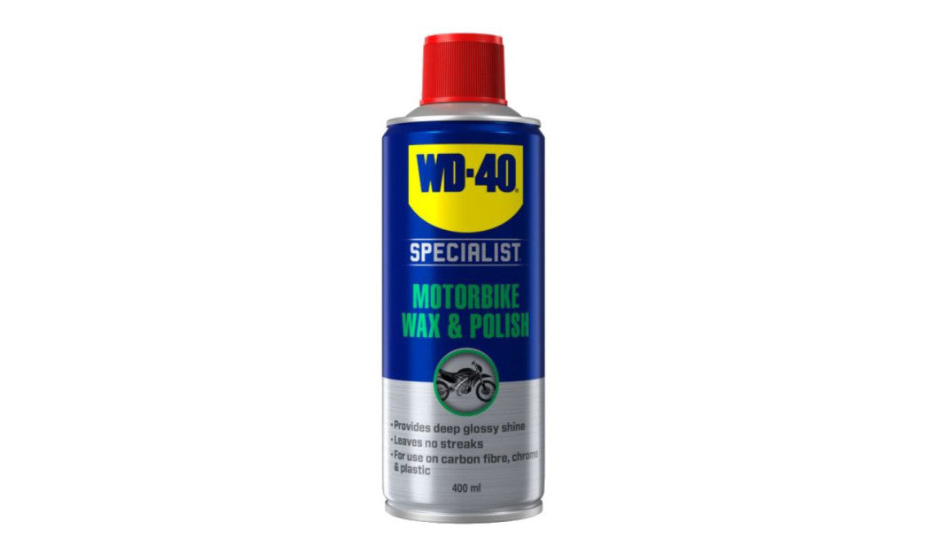 SPRAY ΓΙΑ ΚΕΡΩΜΑ ΚΑΙ ΓΥΑΛΙΣΜΑ WD-40 MOTO WAX AND POSLISH 400ML