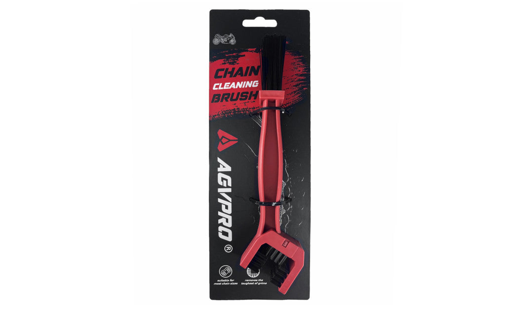ΒΟΥΡΤΣΑ ΚΑΘΑΡΙΣΜΟΥ ΑΛΥΣΙΔΑΣ AGVPRO CHAIN BRUSH RED