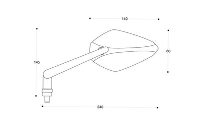 BARRACUDA ΚΑΘΡΕΠΤΕΣ X-VERSION B-LUX MΑΥΡΟΙ