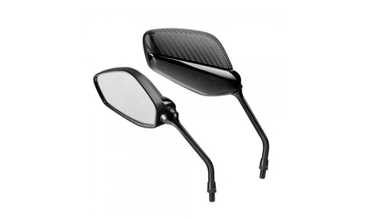 LAMPA SPLINTER ΚΑΘΡΕΠΤΕΣ MOTO M10x1,25 - 2 ΤΕΜ. ΜΑΥΡΟ/ CARBON ΧΡΩΜΑ